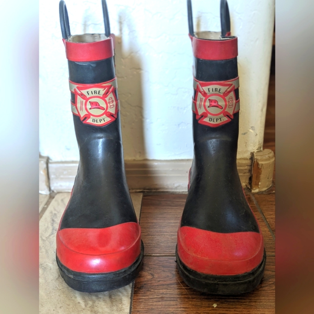 Boots RainBoots Firemen Firefighter size 2/3